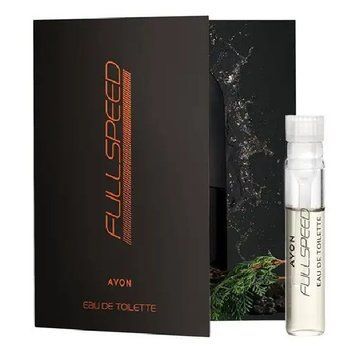 Avon Листівка із пробним зразком Туалетная вода Full Speed, 0.6 мл 1532438 фото