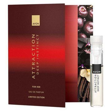 Avon Парфумована вода Attraction Deep Instinct для неї - листівка з пробним зразком (0,6 мл) 1469895 фото