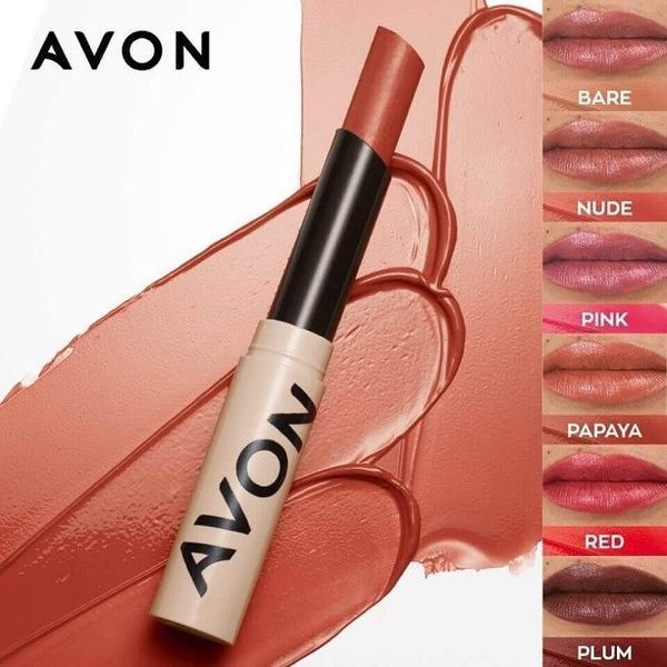 Avon Ухаживающая помада-бальзам для губ, 2 г (Розовый / Pink) 15779115 фото