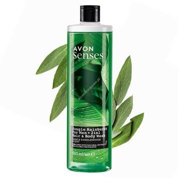 Avon Шампунь-гель для душа для мужчин &laquo;Тропические джунгли&raquo;, 500 мл 1458482 фото