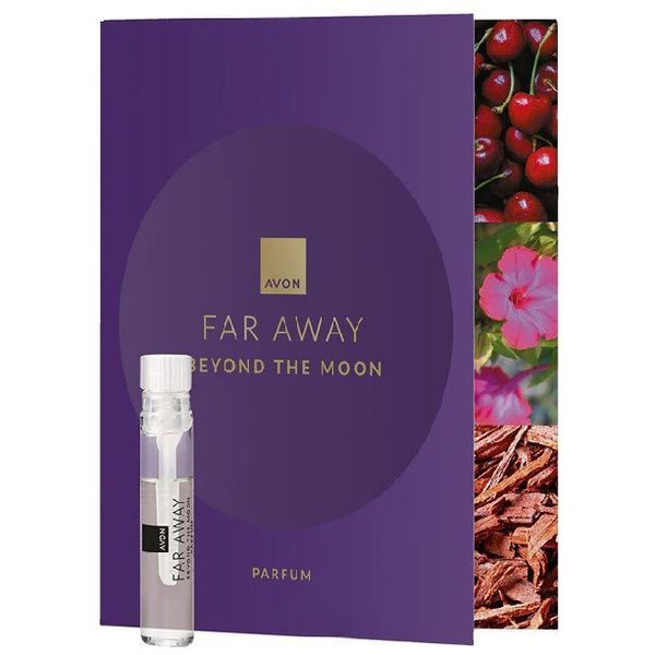 Avon Парфуми Far Away Beyond the Moon для Неї &mdash; листівка з пробним зразком (0.6 мл) 1520465 фото