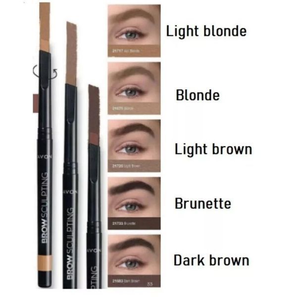 Avon Скульптурирующий карандаш для бровей 0.28 г Светло-коричневый/Light Brown 1466276 фото