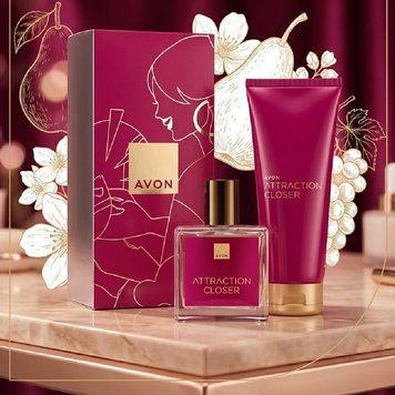 Avon Набор Attraction Closer для женщин (30 мл + 125 мл) в коробке 9805267 фото