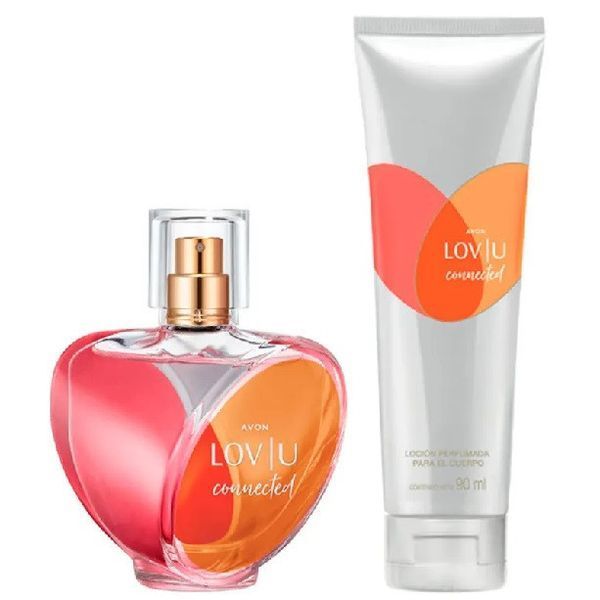 Avon Набор для женщин LOV U Connected, 50 мл + 125 мл 15357320 фото