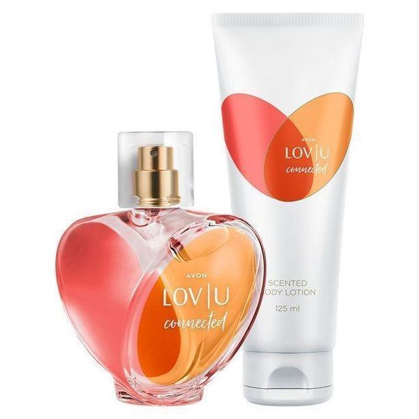 Avon Набор для женщин LOV U Connected, 50 мл + 125 мл 15357320 фото