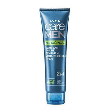 Avon 2-в-1 Бальзам после бритья и увлажняющий крем &laquo;Мягкий уход&raquo;, 100 мл 1498836 фото