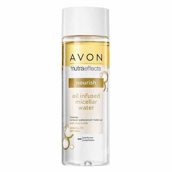 Мицеллярная вода с маслом ши Avon Питание 200 мл Питательная мицеллярная вода Средство для демакияжа 1332361 фото