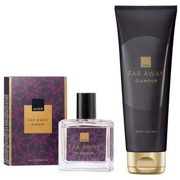 Набір Avon Far Away Glamour для Неї, 30 мл +125 мл 15806240 фото