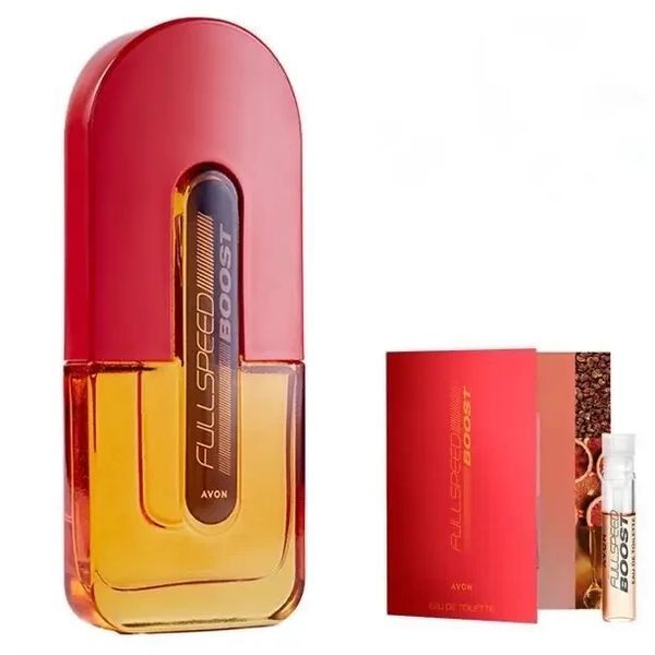 Avon Открытка с пробным образцом Full Speed Boost Туалетная вода, 0.6 мл 1540280 фото