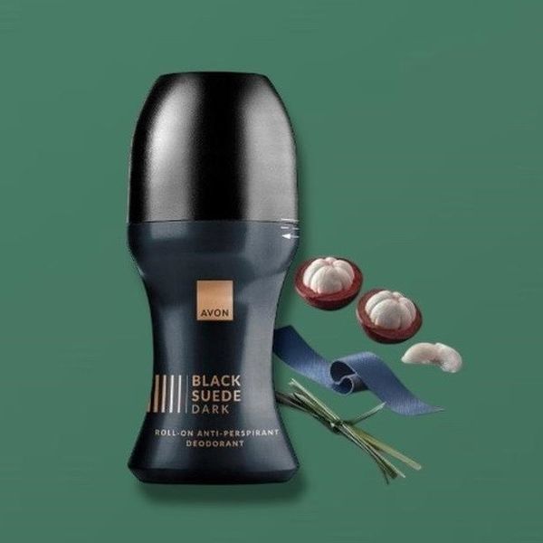 Avon Дезодорант-антиперспирант с шариковым аппликатором Black Suede Dark (50 мл) 1553447 фото