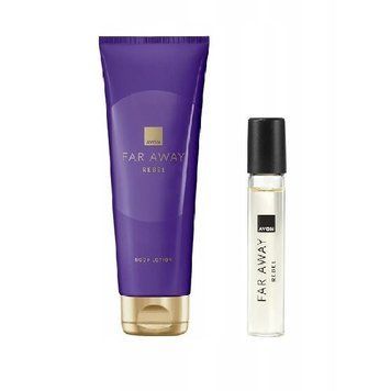 Парфюмерно - Косметический набор Avon Far Away Rebel, 10 мл + 125 мл 98041770 фото
