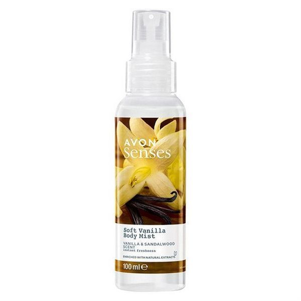 Avon Освежающий лосьон-спрей для тела &laquo;Нежная ваниль&raquo; 100 мл 1460145 фото