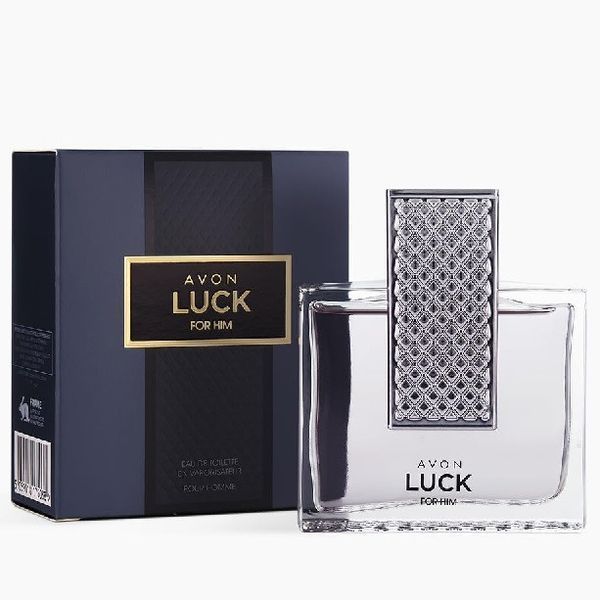 Avon Туалетная вода Luck для него 75 мл Древесный аромат для мужчин Амбровая мужская туалетная вода 6248 фото