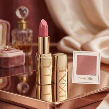 Avon Luxe ( Nude Slip/ Рожева перлина) Зволожуюча губна помада 64903 фото