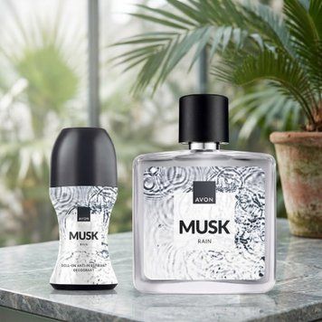 Avon Набор для мужчин Musk Rain, 75 мл + 50 мл  Свежесть воздуха после пробуждающего твою силу дождя. 9805241 фото