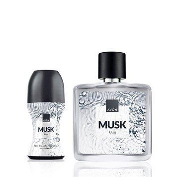Avon Набір для чоловіків Musk Rain, 50 мл+ 75 мл 9805241 фото