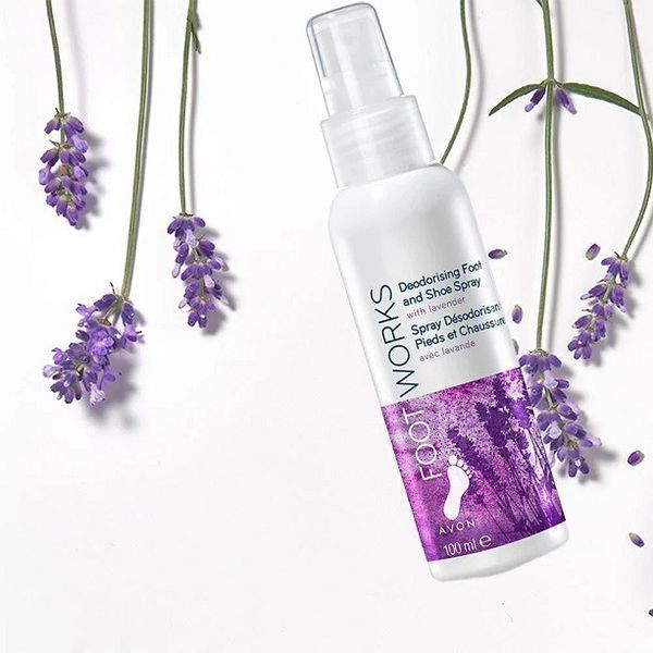 Avon Дезодорирующий спрей для ног с ароматом лаванды (100 мл) 1299042 фото