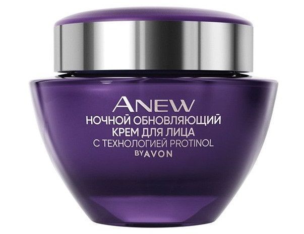 Avon Ночной крем для лица &laquo;Лифтинг и упругость&raquo; с рrotinol +55,(50 мл) Ночной крем для лица Крем ночной 1540837 фото