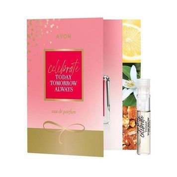 Avon Листівка з пробним зразком парфумної води TTA Celebrate 0.6 мл 1536575 фото