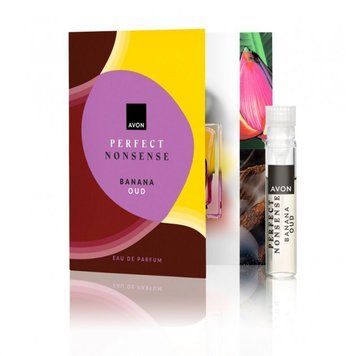 Avon Парфумерна вода Perfect Nonsense Banana Oud для неї &ndash; листівка із пробним зразком (0.6 мл) 1588769 фото