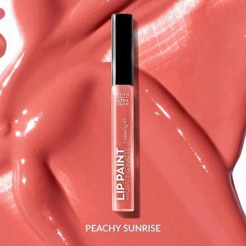 Avon Увлажняющая жидкая губная помада &laquo;Ультра&raquo; с матовым эффектом, Avon 7 мл (Персиковый/Peachy Sunrise) 1540325 фото