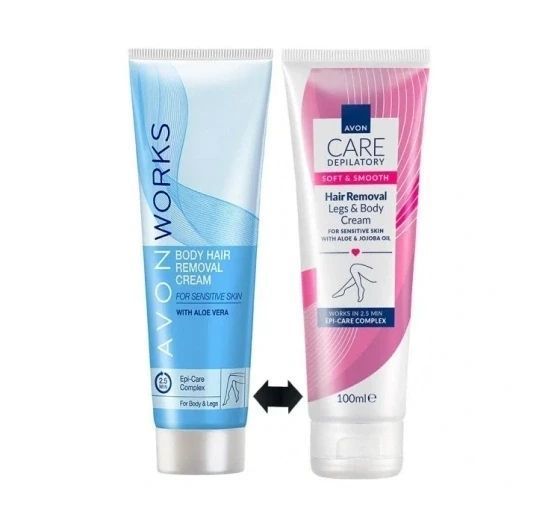 Avon Крем-депилятор для чувствительной кожи, 100 мл Обновленый дизайн 43679 фото
