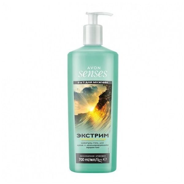 Avon Шампунь-гель для душа для мужчин с дезодорирующим эффектом &laquo;Экстрим&raquo; (720 мл) 1498270 фото
