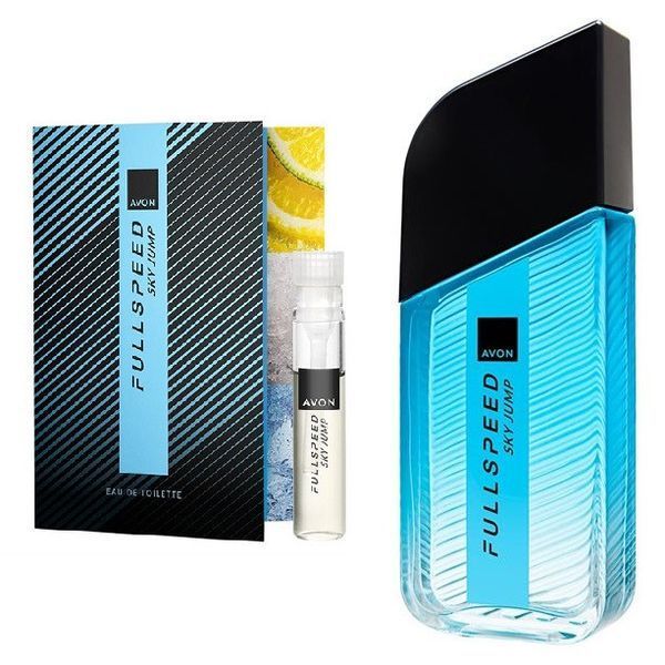 Avon Листовка с пробным образцом Туалетная вода Full Speed Jump, 0.6 мл 1569677 фото
