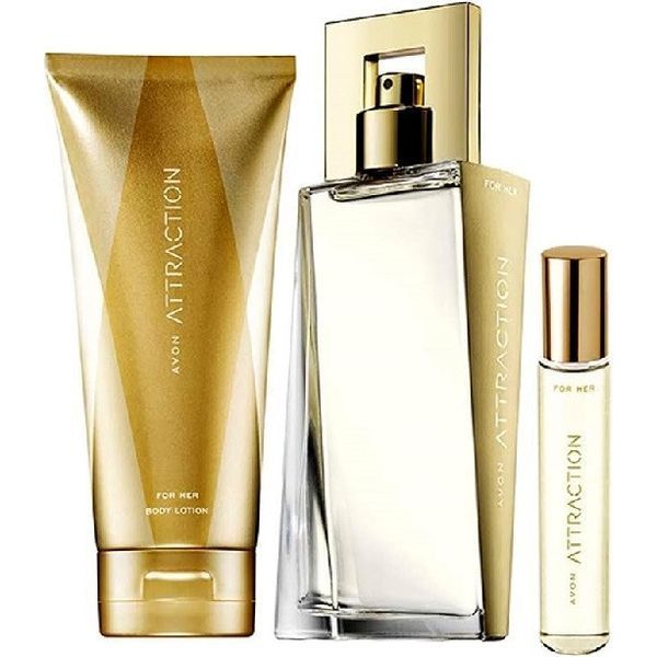 Avon Парфюмерный набор &laquo;Attraction для Нее&raquo; 50 мл + 10 мл + 125 мл 1456891 фото