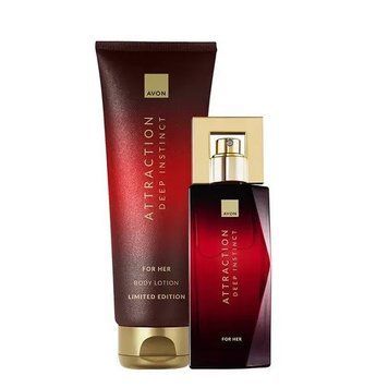 Avon Набор Attraction Deep Instinct для нее (50 мл +125 мл) 9805233 фото