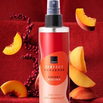 Avon Парфюмированный спрей для тела Perfect Nonsense Peppery Peaches, 200 мл 1570757 фото
