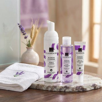 Набір Avon Clearskin "Для проблемної шкіри", 150 мл +100 мл +15 мл  &laquo;Швидка дія проти недосконалостей &mdash; три кроки до ідеалу.&raquo; 9811119 фото